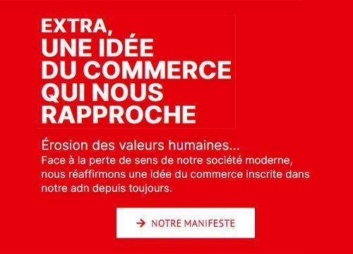 Manifeste enseigne Extra