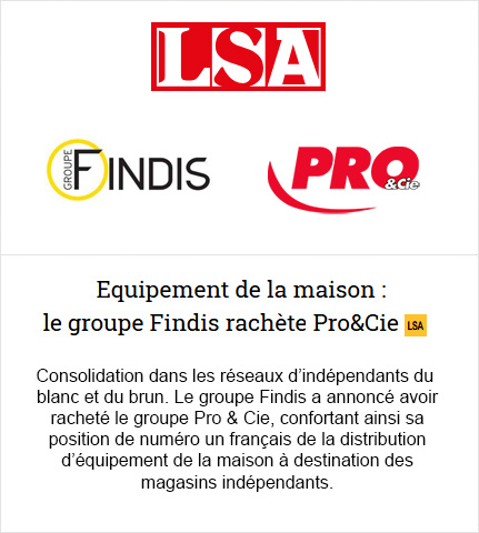 LSA le groupe findis rachete Pro